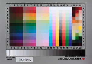 IT8.7/2 Agfa color chart